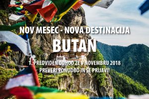 Read more about the article Nov mesec, nova destinacija v Hiši Potovanj: Butan / Bhutan